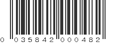 UPC 035842000482