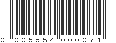 UPC 035854000074