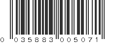 UPC 035883005071