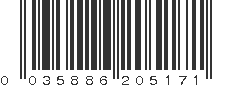 UPC 035886205171