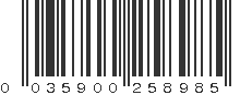 UPC 035900258985