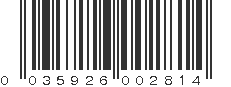 UPC 035926002814