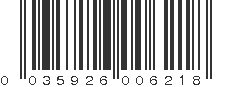 UPC 035926006218