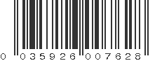 UPC 035926007628