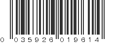 UPC 035926019614