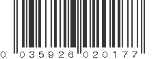 UPC 035926020177