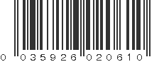 UPC 035926020610