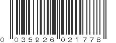 UPC 035926021778