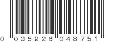 UPC 035926048751