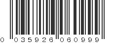 UPC 035926060999