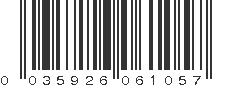 UPC 035926061057