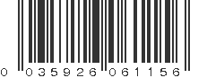 UPC 035926061156