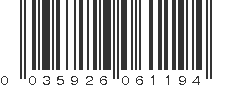 UPC 035926061194