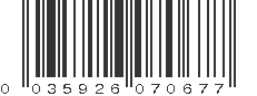 UPC 035926070677