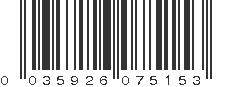 UPC 035926075153