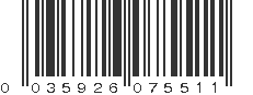 UPC 035926075511