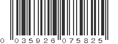 UPC 035926075825