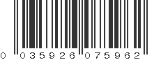 UPC 035926075962