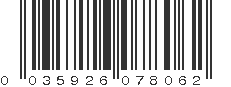 UPC 035926078062