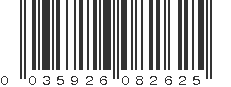 UPC 035926082625