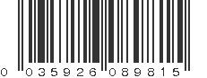 UPC 035926089815