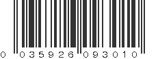 UPC 035926093010