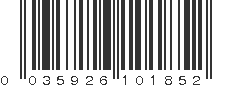 UPC 035926101852