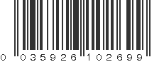 UPC 035926102699