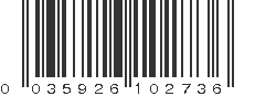 UPC 035926102736