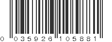 UPC 035926105881