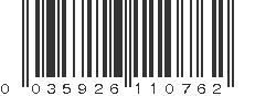 UPC 035926110762