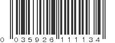 UPC 035926111134