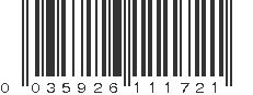 UPC 035926111721