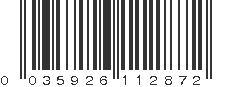 UPC 035926112872