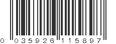 UPC 035926115897