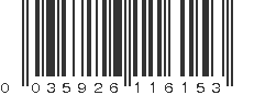 UPC 035926116153