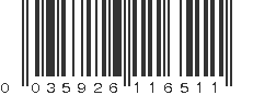 UPC 035926116511
