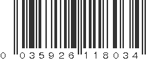 UPC 035926118034