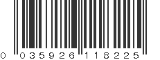 UPC 035926118225