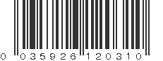 UPC 035926120310