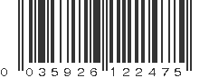 UPC 035926122475