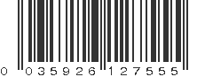 UPC 035926127555