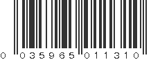 UPC 035965011310