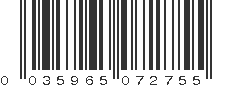 UPC 035965072755