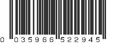 UPC 035966522945