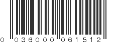 UPC 036000061512