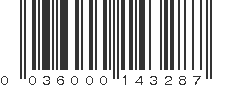 UPC 036000143287