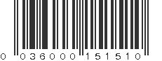 UPC 036000151510