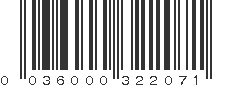 UPC 036000322071