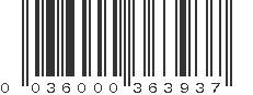 UPC 036000363937